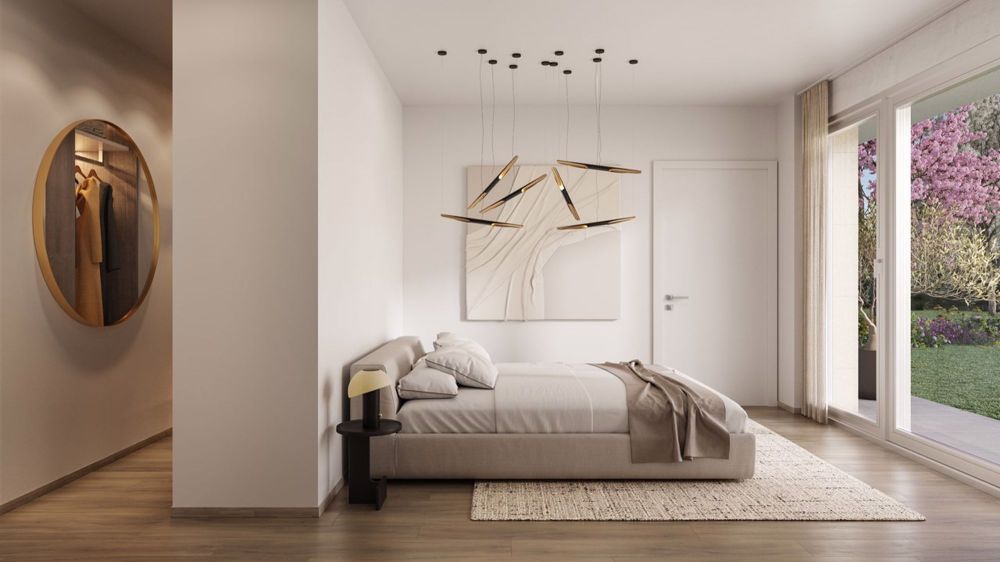 Appartement 5 pièces en rez-de-jardin et rez inférieur - Chambre