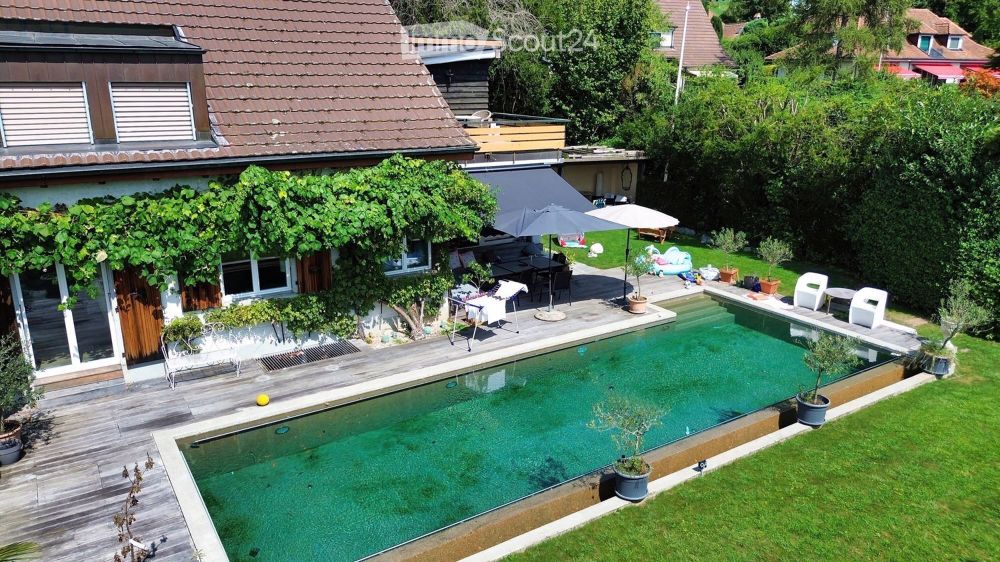 Traumhafte Lage/Garten- und Poolparadies/unmittelbar nähe Aare/viel Potenzial (Ausbau oder Neubau) - Bild 5