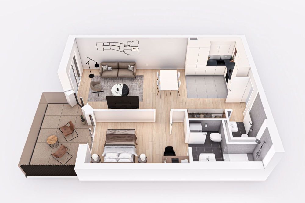 RESIDENCE DE LA FORGE A CRASSIER. LOT B7 - Bild 4