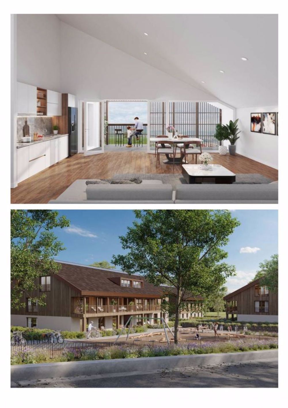 BAT2 LOT10 - MAGNIFIQUE APPARTEMENT TRAVERSANT EN ATTIQUE AVEC LOGGIA ET VUE - Bild 1