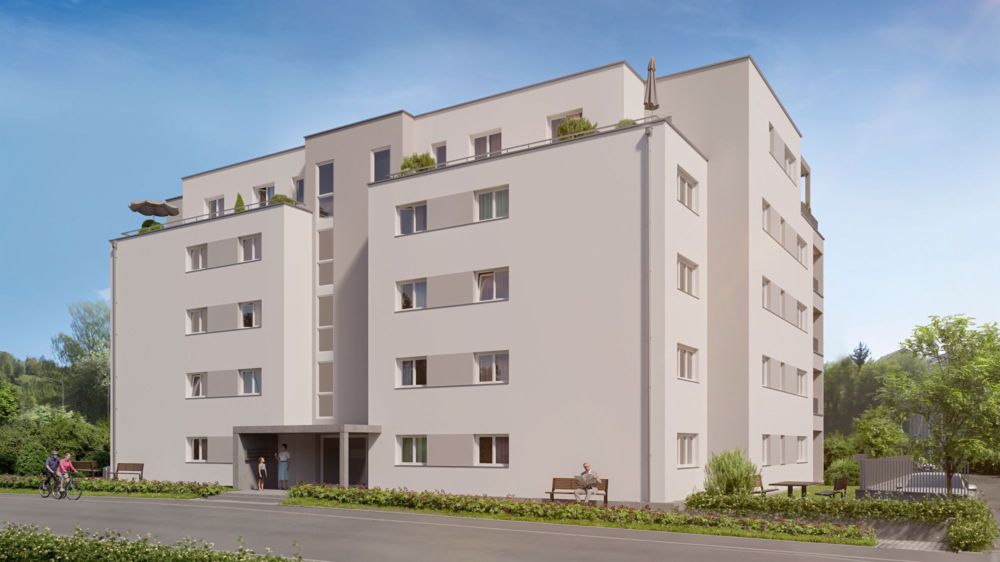 Gärbi - Modernes Wohnen unweit des Dorfzentrums - Aussenansicht Tag vorne