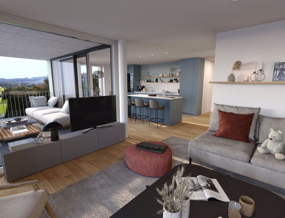 Moderne 3.5-Zimmer-Neubauwohnung am Stadtrand von Uster - Bild 4