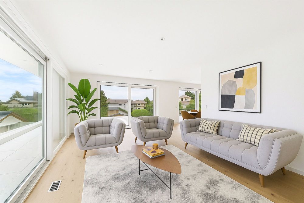 Großes Durchgangsduplex - Verfügbar sofort - NEU - Salon avec terrasse