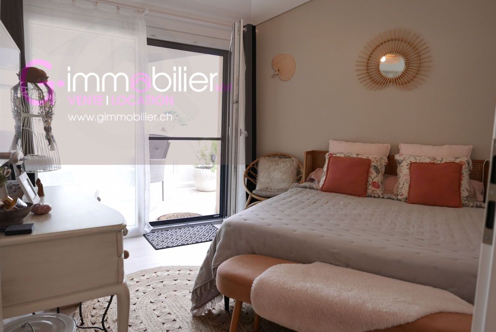 À vendre - Villa moderne et élégante de 5.5 pièces - Monthey- Choëx - chambee parentale