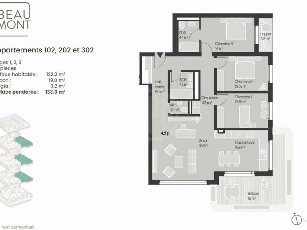 Appartement neuf de 4.5 pièces au 1er étage - Bild 11