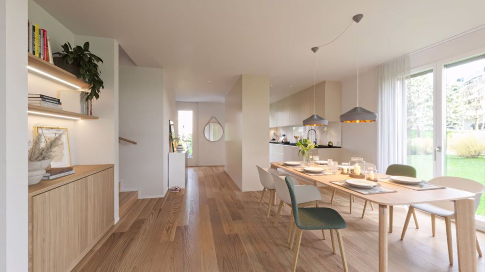 Neubau: 5.5-Zimmer-Doppelhaushälfte - Bild 2