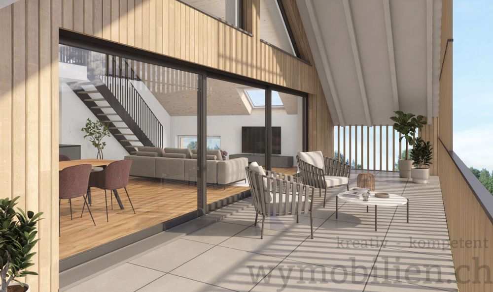 Wohntraum mit 4.5 Zimmer im 1. OG (Whg 522-3) - Baustart ist erfolgt! - Terrasse Dachwohnung (Whg 5)