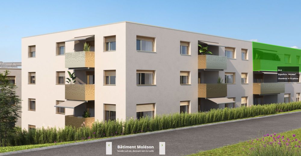 4,5 pièce en PPE, Promotion Vulliama, Murist C4-4 - Bild 2