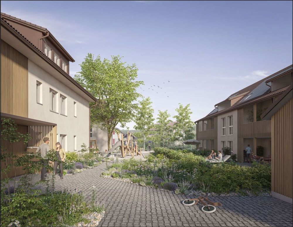 Herrliche helle 4.5 Zimmer Neubau Wohnungen im Obergeschoss, im ruhigen, sonnigen Mandach - Bild 4