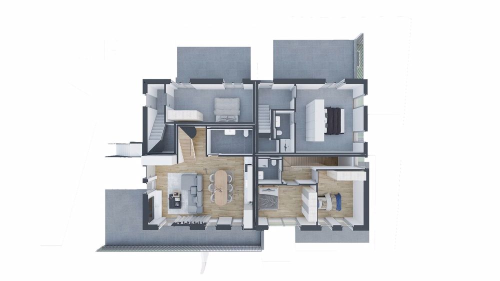 NEUBAU 4x zusammengebauten EWH - Haus B - 02 (zur Verfügung) - Bild 13