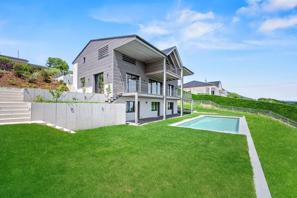 Villa contemporaine avec vue lac, vignobles et château, Vaumarcus - Bild 2