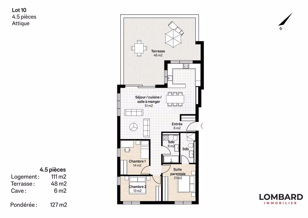 Neue 5.5-Zimmer-Dachgeschosswohnung mit freier Sicht - Bild 7
