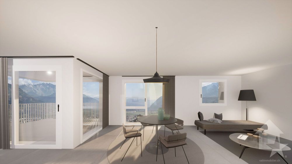 Wohnung 3,5 Zimmer mit 100m2 und Garten von 145m2 und 2 Parkplätzen - Bild 8