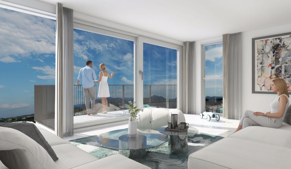 Modern, Clever & Aussichtsreich, in 2565 Jens entstehen drei hochwertige Upside-Down-Einfamilienhäuser mit Panoramasicht im lichtdurchfluteten Wohngeschoss im OG, Dusche en Suite im Schlafzimmer, DG … - Bild 2