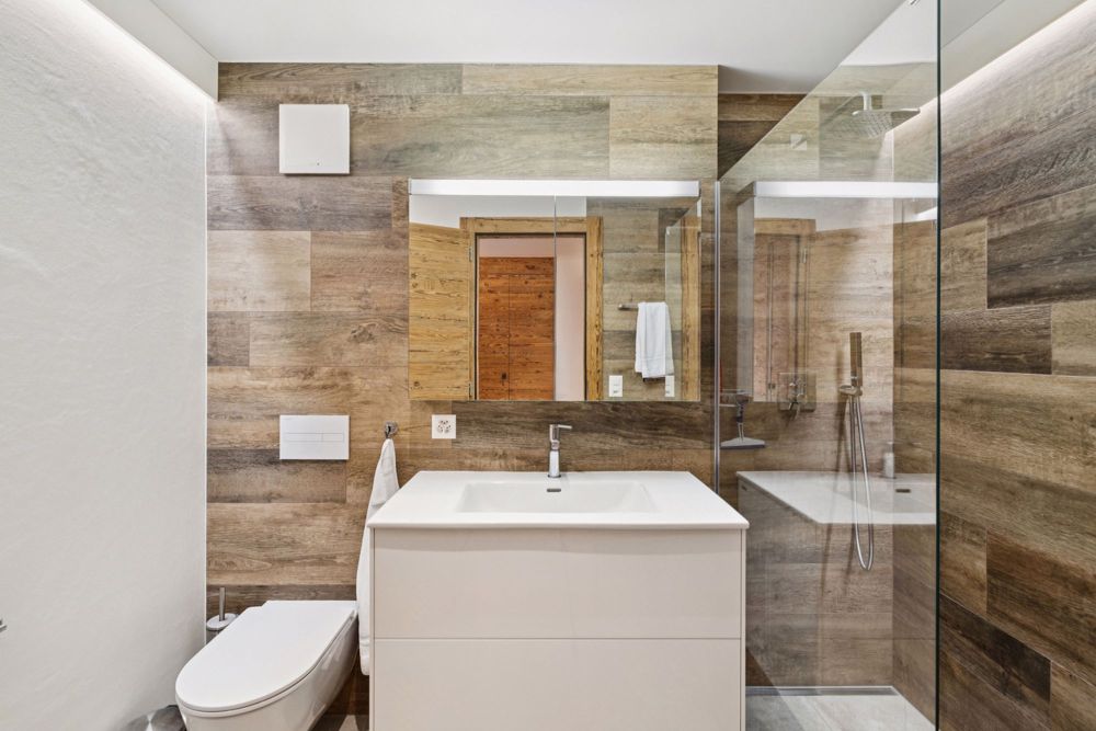 4.5 pièces - Bien-être thermal et ski aux pieds des 4 Vallées - Salle de bains / Badezimmer / Bathroom