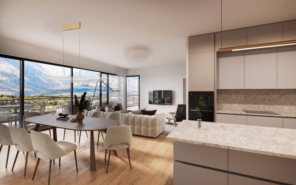 Le 8 - Lot R03 Savièse - Pièce de vie / Wohnraum / Living room