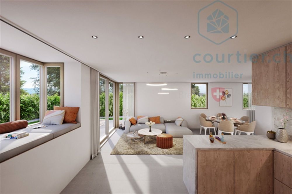 Teilansicht der Berge vom Garten, neue Villa, Übergabe Ende 2025 - Bild 12