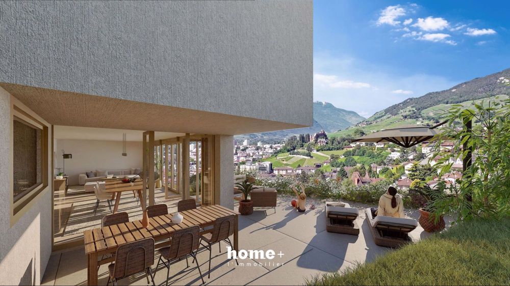 Nouvelle promotion de 5 villas individuelles avec vue exceptionnelle à Veyras - Bild 1