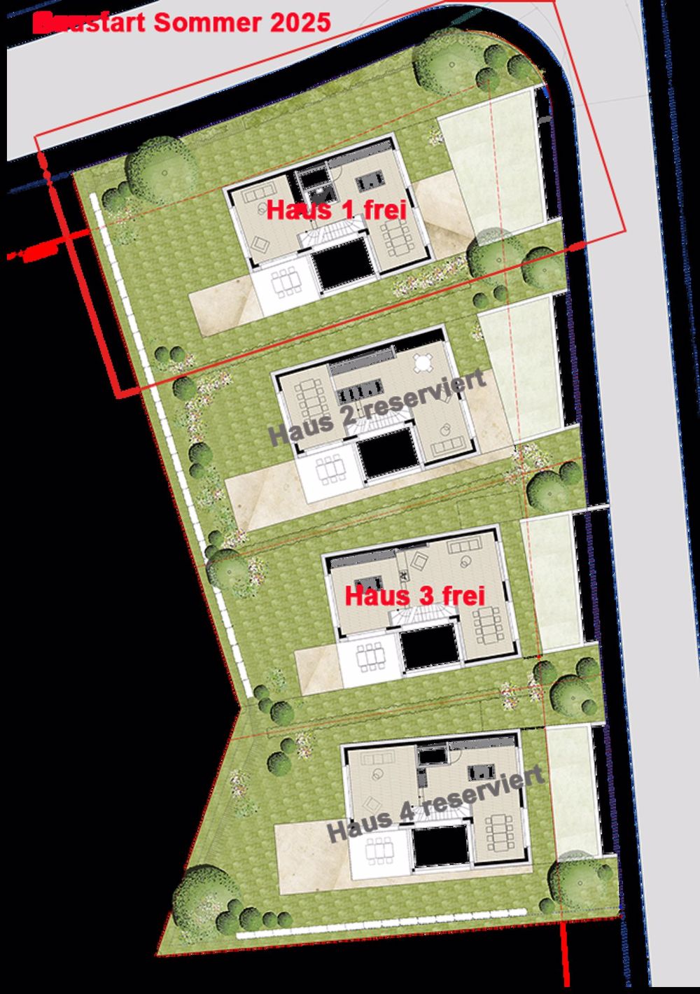 Exklusive, nachhaltige Atriumhäuser mit hoher Energieeffizienz. Sie gestalten den Kaufpreis mit! H1 - Bild 2