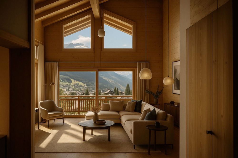 Derniers appartements disponibles - Opportunité d'investissement au... - 20250704_1207_Luxurious Swiss Attic Living_remix_01jzae96s1f8xt6m0tnnh2n2c6.png