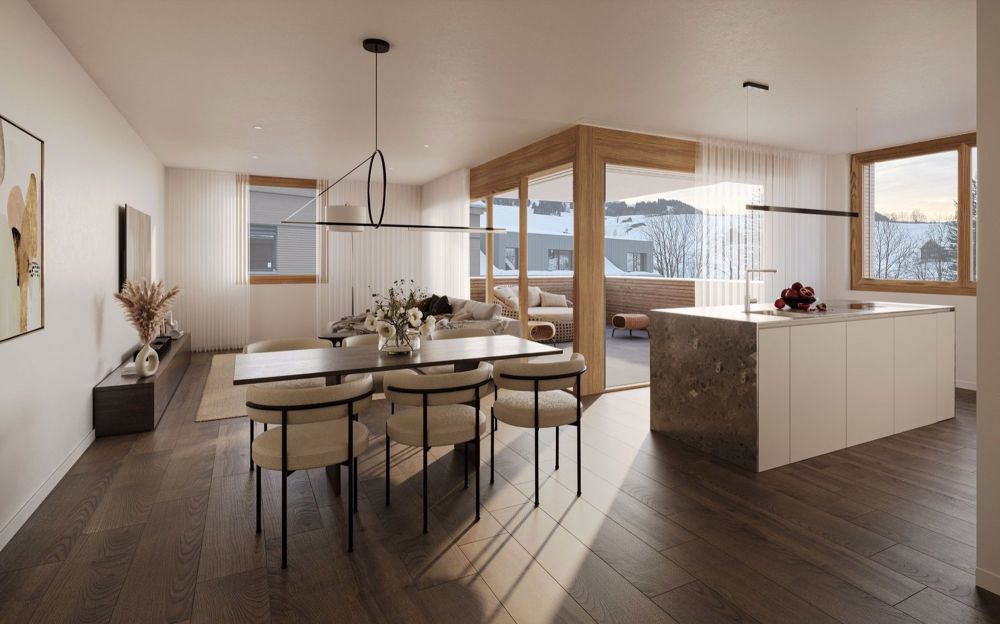 Moderner Wohntraum mit alpinem Panorama – 4.5-Zimmerwohnung im «8 ÖSERIGI» - Bild 1