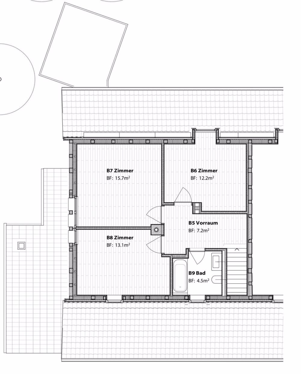 5.5 - Zimmer Maisonette Wohnung zu vermieten - Bild 5