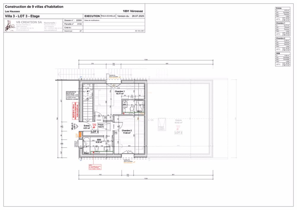 Schönes Chalet-Villa mit 3,5 Zimmern in Vérossaz - Bild 5