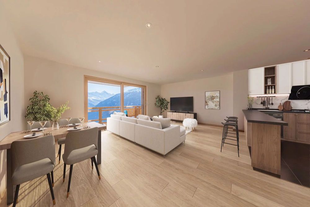 Superbe appartement de montagne avec vue panoramique - Bild 2