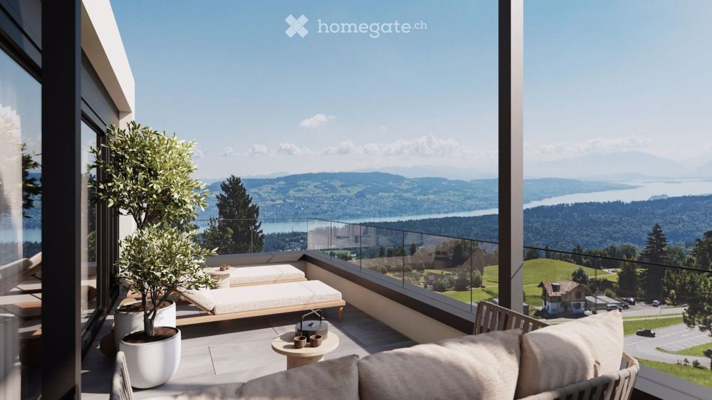 ALTO liegt auf 815 Metern über Meer an privilegierter Hanglage mit Weitblick über den Zürisee. - Bild 1