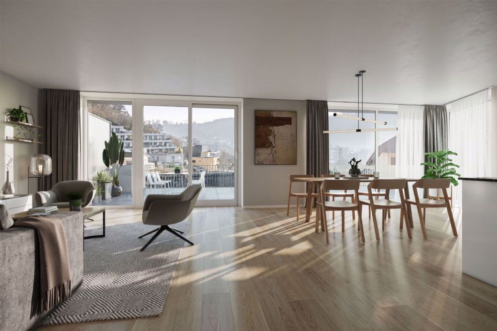 NEUBAU | WOHNEN MIT AUSSICHT | SONNIGE TERRASSEN | HOHE PRIVATSPHÄRE - Bild 4