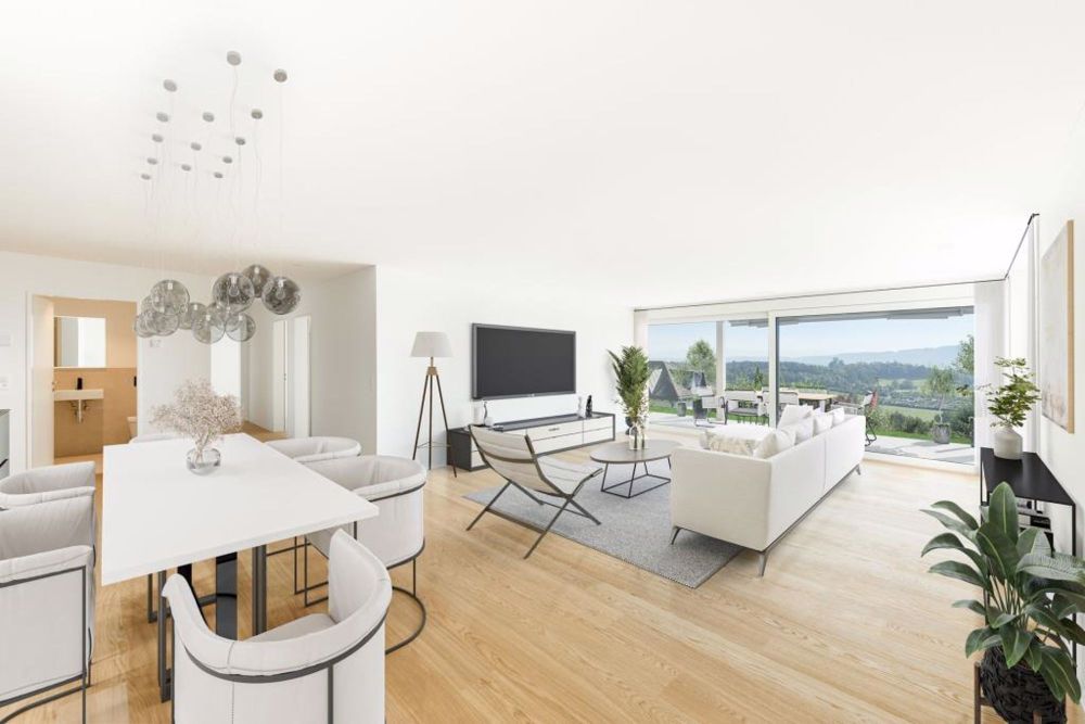 SENSATIONELLE GARTENWOHNUNG MIT TRAUMHAFTEM AUSBLICK! - Grosszügigkeit und Helligkeit