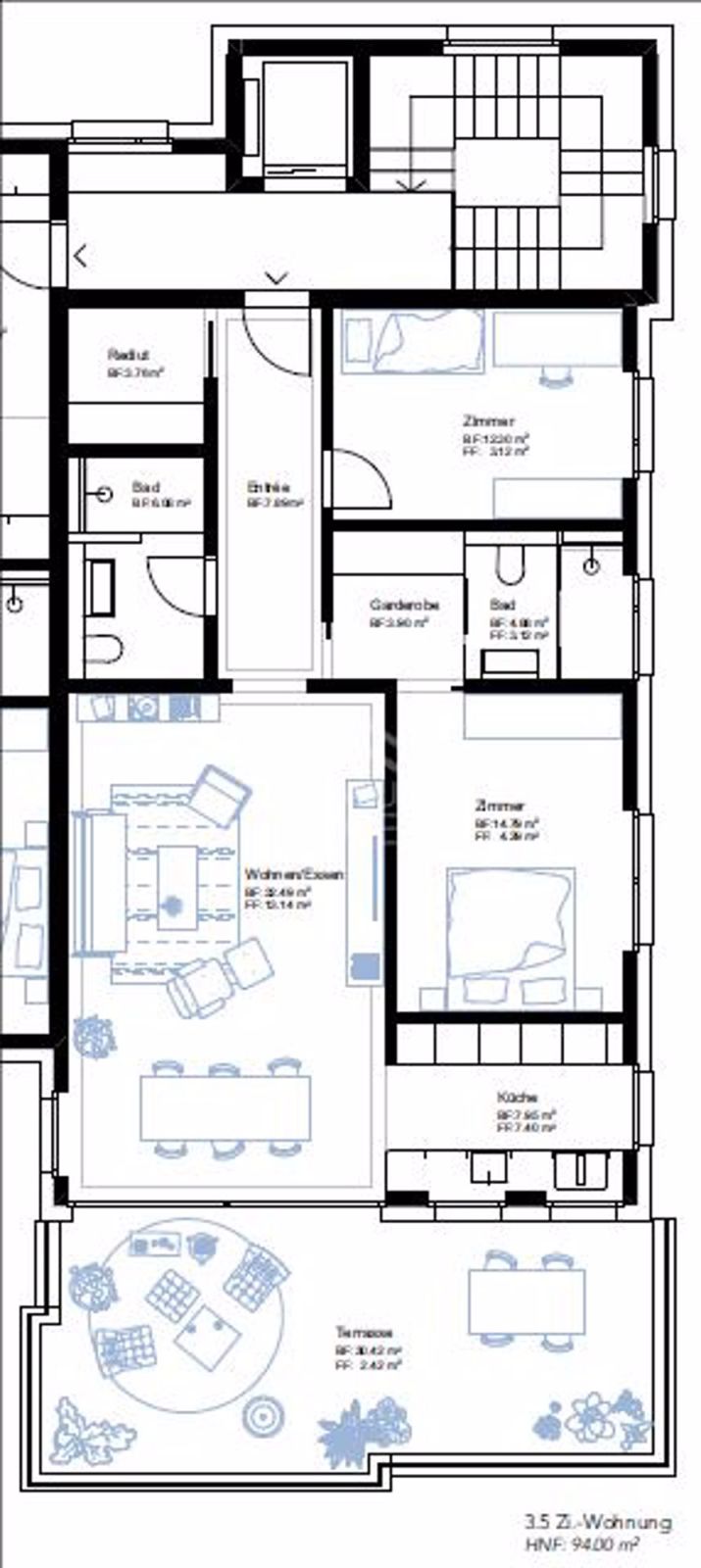 RESERVIERT ***NEUBAU*** mit Fernsicht im Obergeschoss - Bild 9