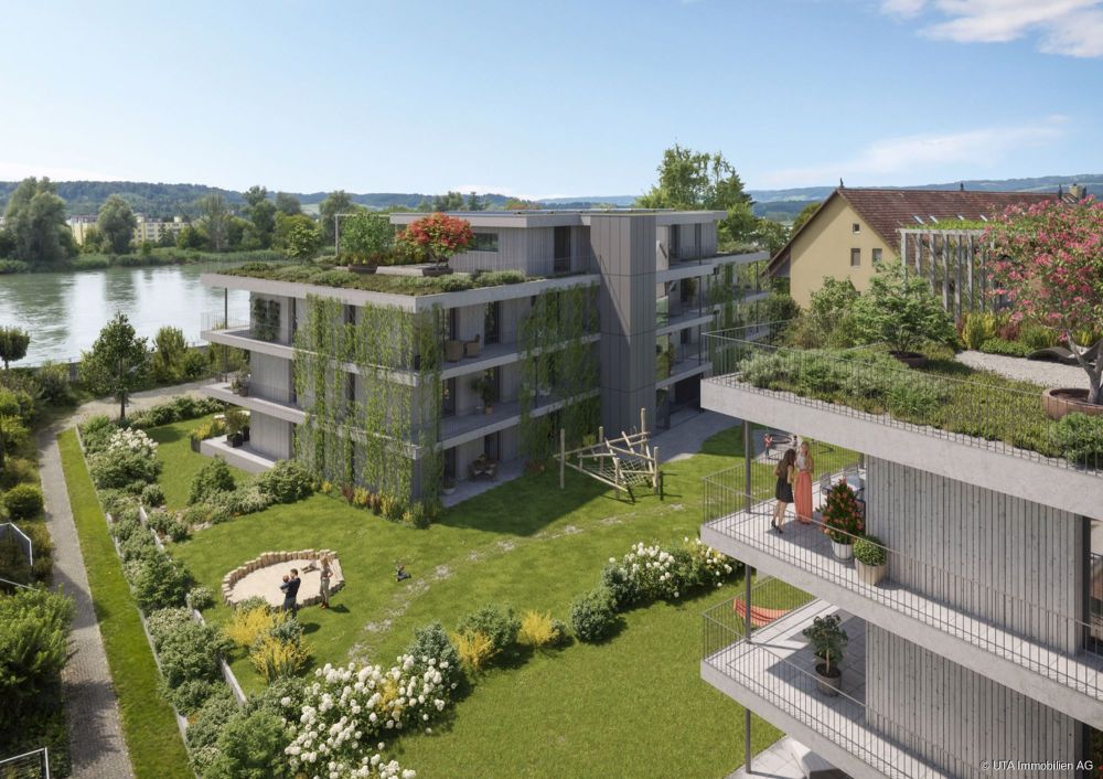4-Zimmer Attikawohnungen - exklusiv wohnen mit Weitblick - VivAare - aussen 2