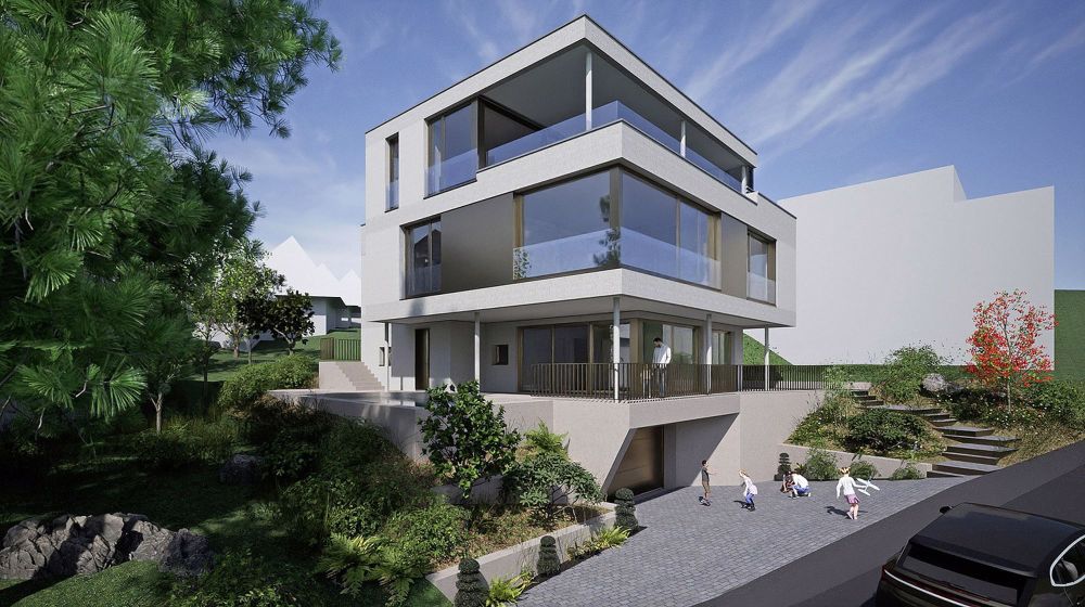 Neubau-Projekt: 382 m² Stadtvilla Zug - Bild 1