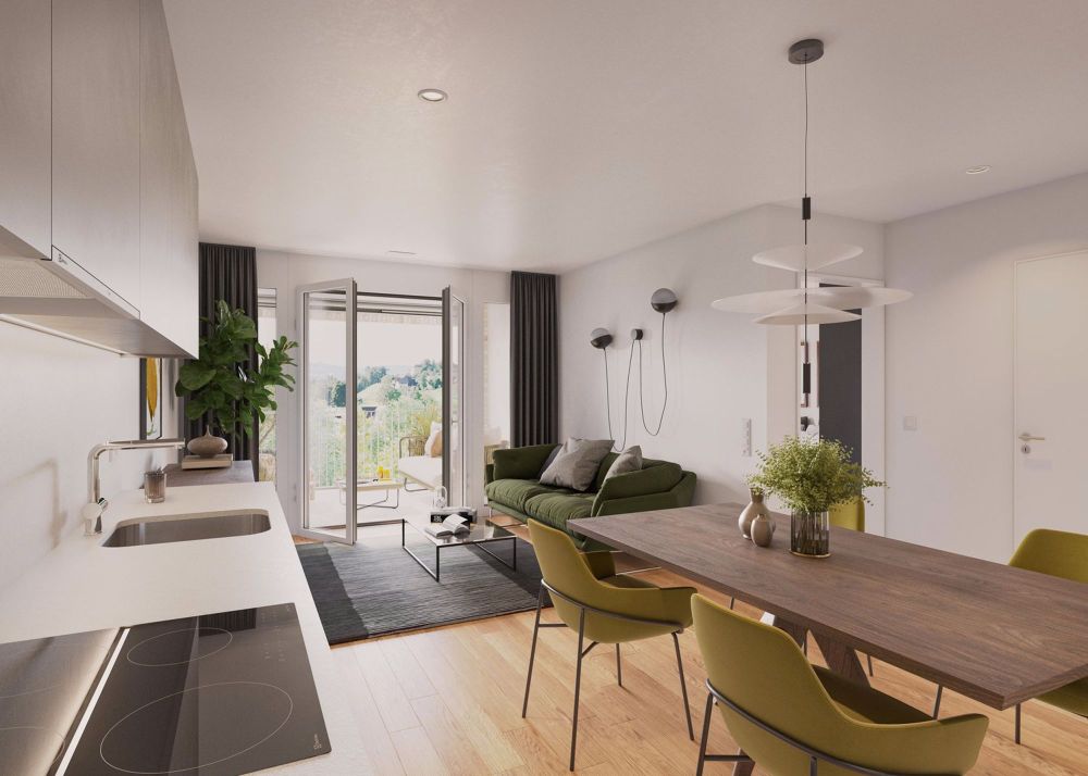 Neubauprojekt AuPark- exklusive 2.5 Zimmer-Eigentumswohnungen - Bild 3