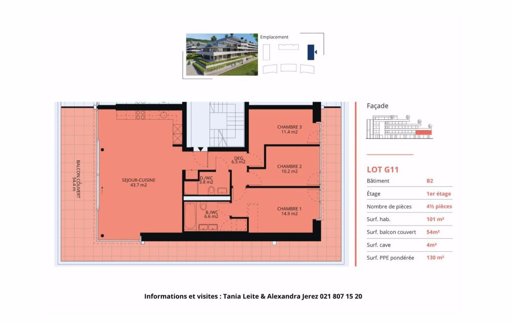 Neue Promotion: 6.5-Zimmer-Eckapartment mit überdachtem Balkon von 54 m2 - Bild 13