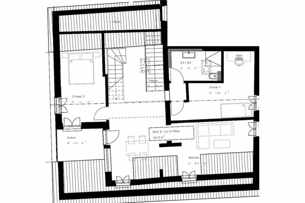 4½-Zimmer Dachmaisonette / 2 Parkplätze im Preis inbegriffen! - Bild 13