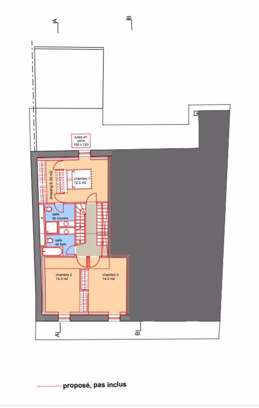 Die Scheune von Moulin Roget - Verkauf von 2 angrenzenden Villen - Grundstück B - Bild 7