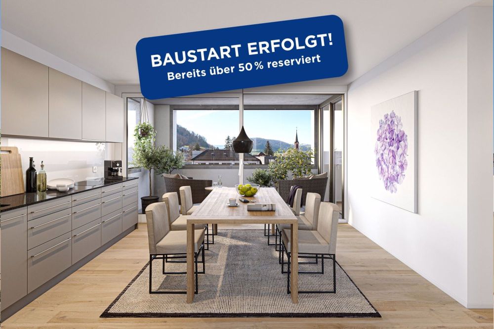 Neubau - Attraktive und moderne 4 1/2-Zimmer-Wohnung mit Loggia im Zentrum von Sissach - Bild 2