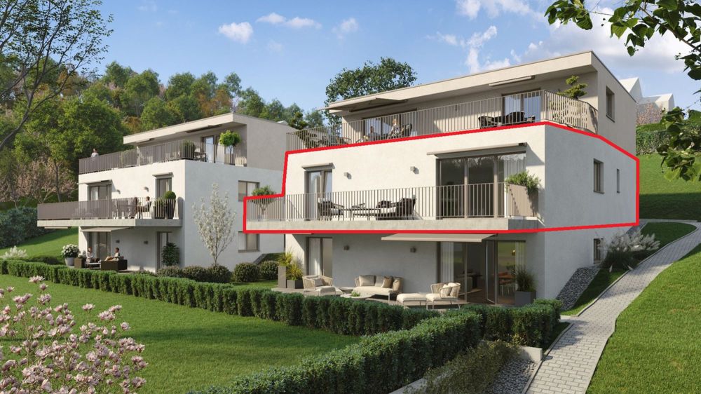Neubauprojekt "HOFMATT" mit sechs Eigentumswohnungen (Wohnung 5) - Visualisierung