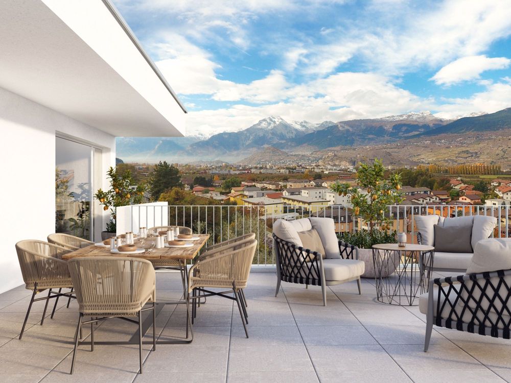 Appartements en terrasse labellisés MINERGIE Les Terrasses de Bramois - Bild 6