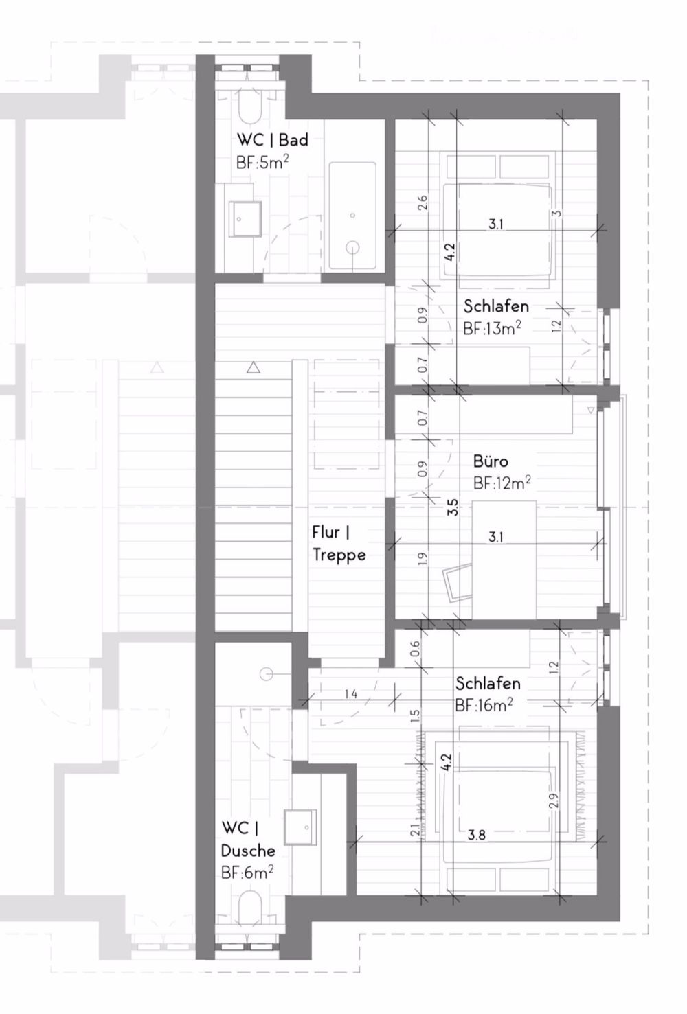 Doppeleinfamilienhaus in Wollerau - Bild 5