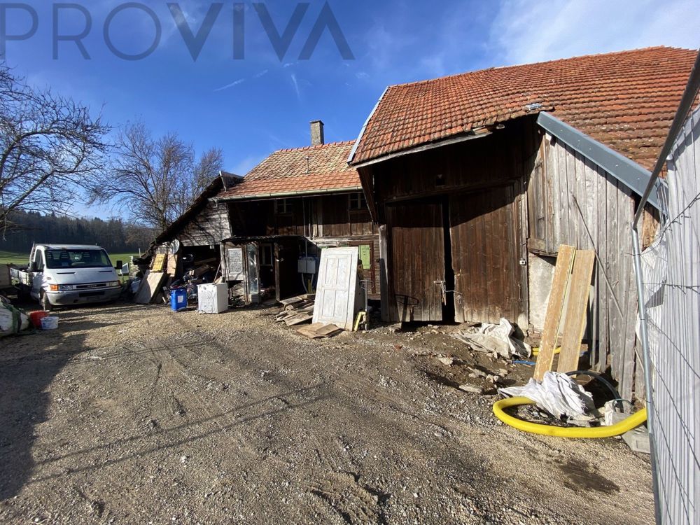 Eine Farm mit grossem Grundstück und Pferdeställen - Bild 1