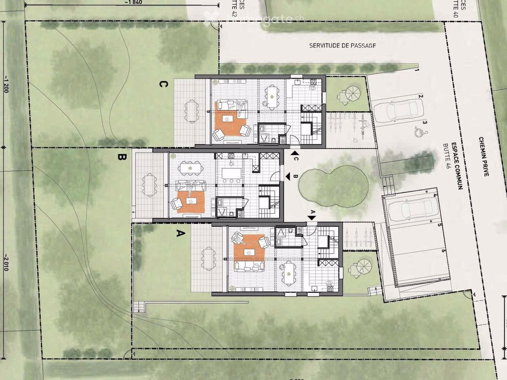 VENTE SUR PLANS de 3 villas à Plan-les-Ouates - Bild 1