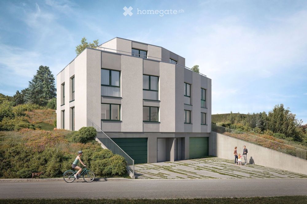 Modernes 6.5-Zimmer-Doppeleinfamilienhaus in Wittenbach - Bild 1