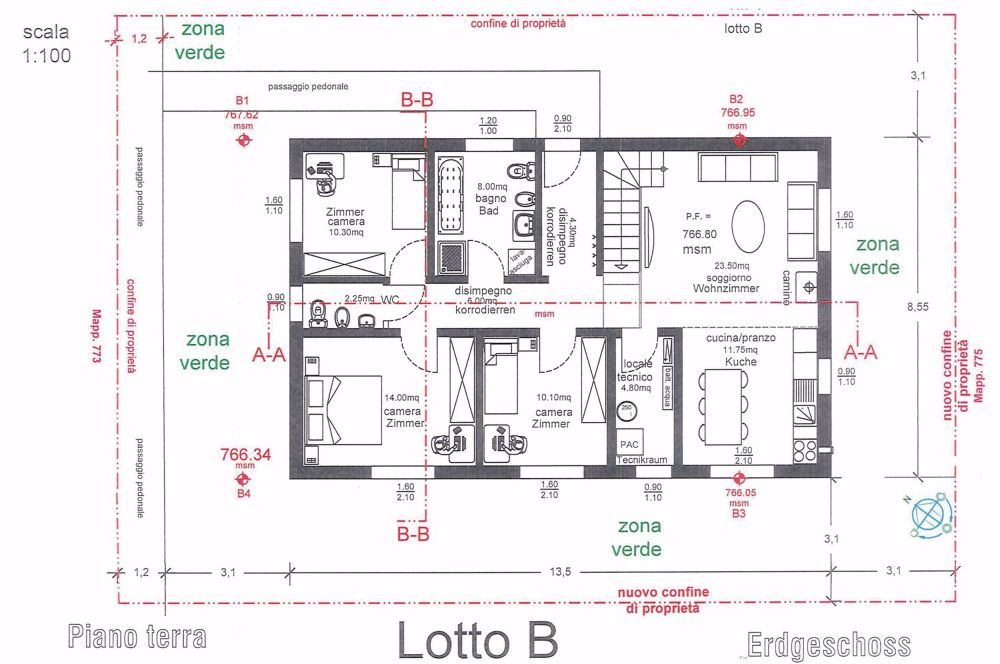 NUOVA COSTRUZIONE A FAIDO CASA UNIFAMILIARE 4,5 LOCALI CON GIARDINO E VISTA MONTAGNA - Image 3