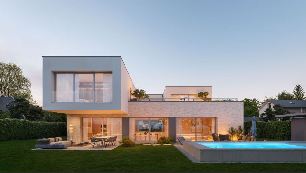 Villa neuve d'exception à Corsier - Bild 1