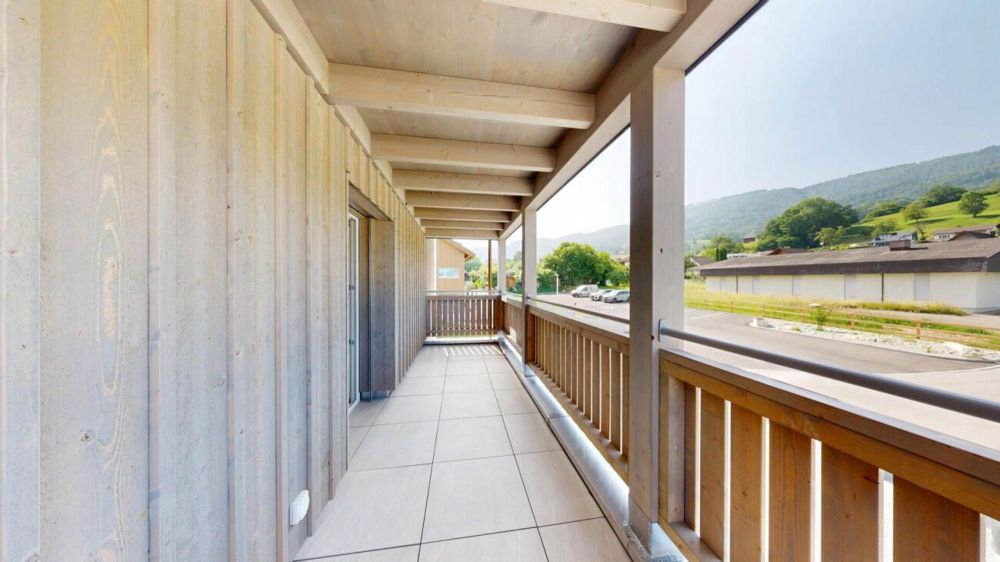 Ländlich leben, gemeinsam wohnen - drei Wohnungen für Generationen - Balkon (Ost)
