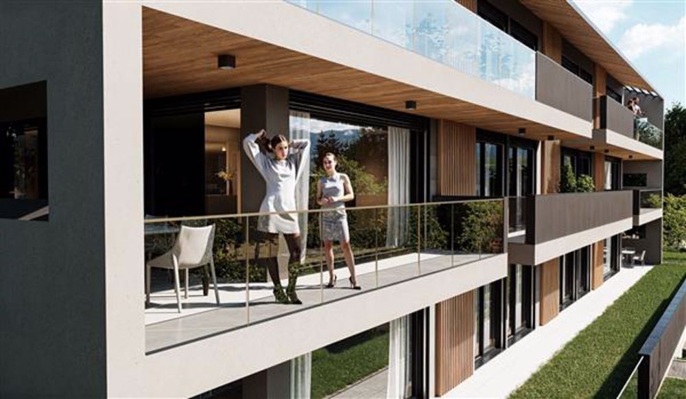 Bosco Luganese: 4.5-Zimmer-Wohnung - Balcone