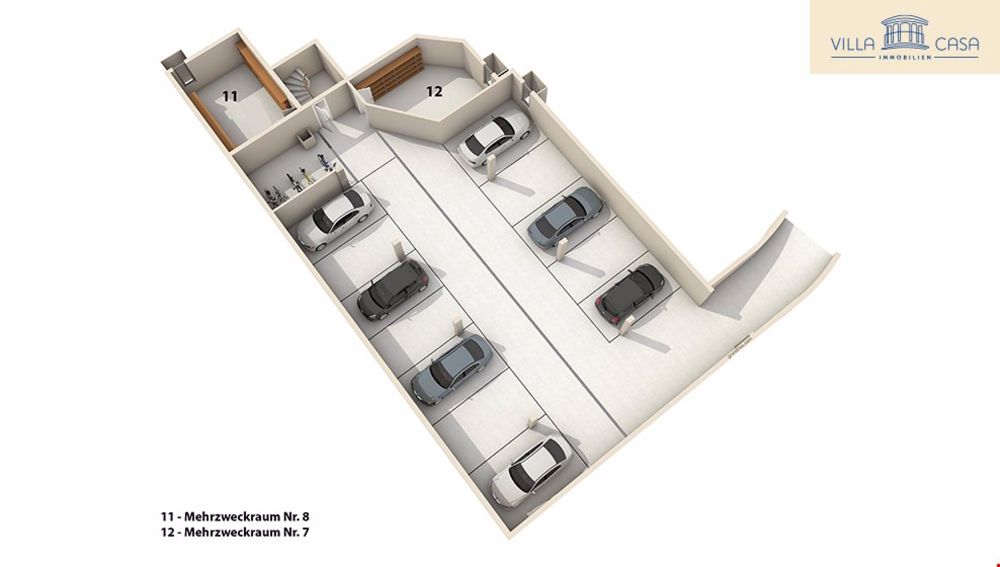 Wohnung (120m²) mit grosszügigem Grundriss & traumhafter Terrasse (118m²) - Bild 11